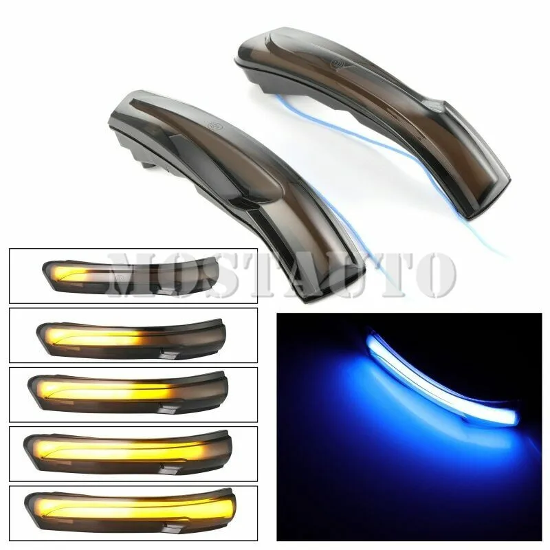 

Blue & Yellow LED Turn Signal Light Side Mirror Lamp For Kia Forte K3 Cerato YD 2014-2018 Rearview mirror light