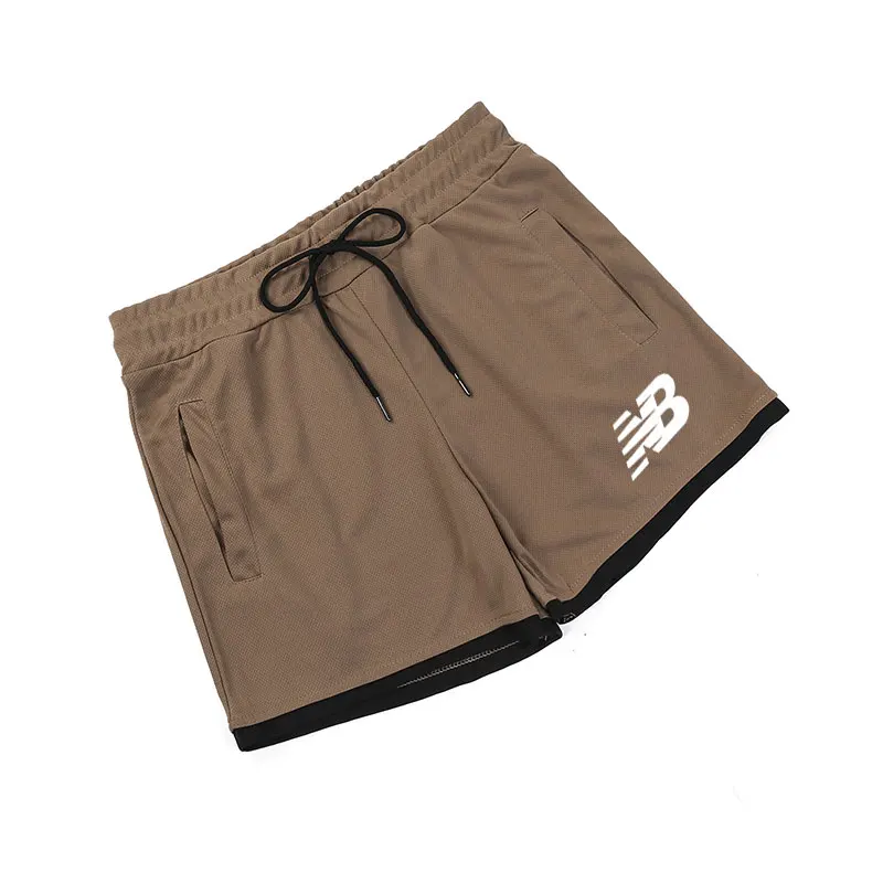 

Men's Fitness Sports Shorts Male Summer Bodybuilding Training Mesh Quick-Drying Pants Gym Jogger Running Shorts Brand Shorts Man