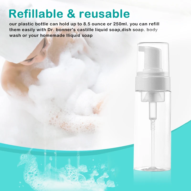 Дорожный фотовспениватель с емкостью для жидкости 30/60/100/150 мл | Красота и здоровье