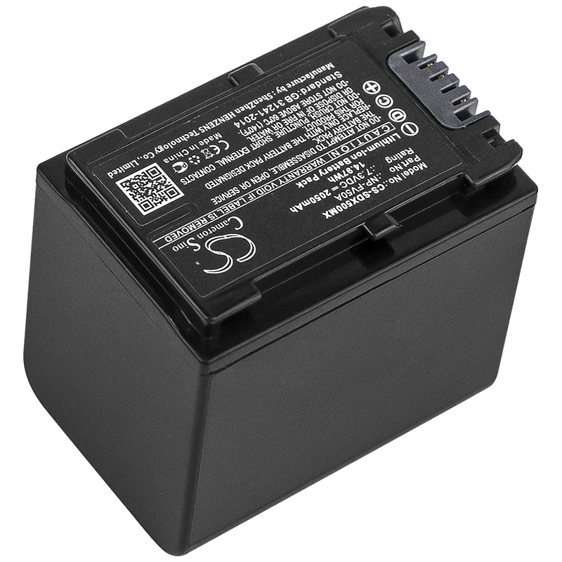 

cameron sino 2050mah battery for SONY FDR-AX33 FDR-AX40 FDR-AX45 FDR-AX53 FDR-AX60 HDR-PJ675 NEX-VG30 NP-FV50A