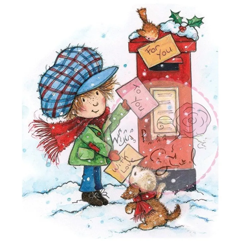 Резиновые силиконовые прозрачные штампы для скрапбукинга тампоны Печатные фоны