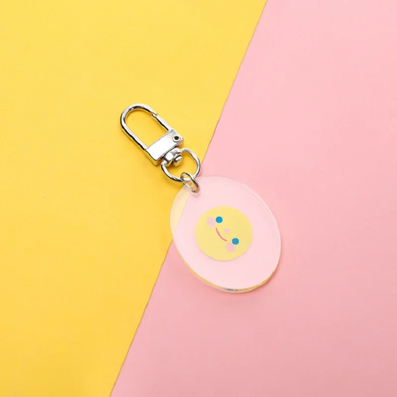 

Cute Beautiful Flower Key Chain Acrylic Delicacy Bag Pendant Student Keychain Airpods Accessories Keyrings Girls Birthday Gift