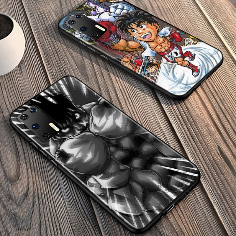 

Silicone Cover Anime Hajime No Ippo For Huawei P40 P30 P20 Pro P10 P9 P8 Lite E Plus 2019 2017 Phone Case