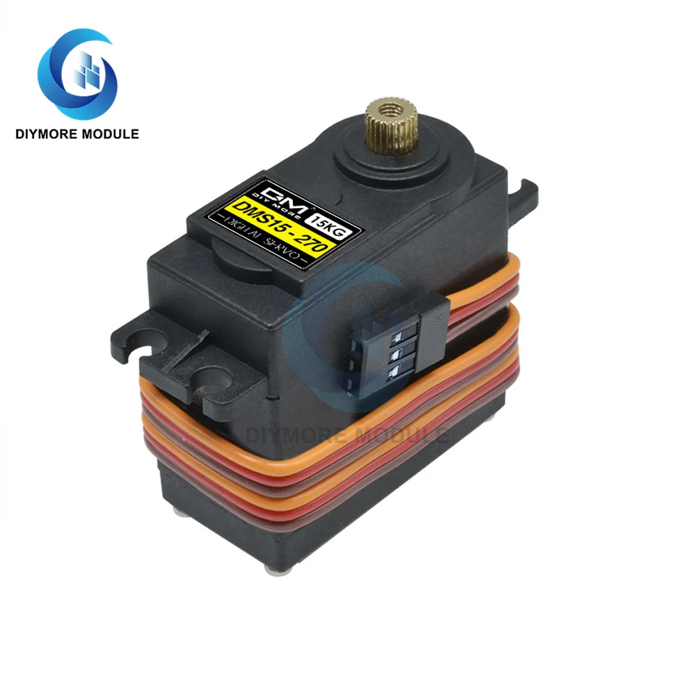 DMS15 15 кг Цифровой Металлический сервопривод с высоким крутящим моментом рулевой