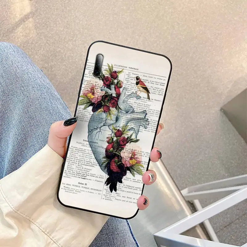 

Hot Heart Of Nature Human Anatomy Doctor Phone Case for Samsung S6 S7 edge s8 s9 s10 S20 plus lite2019 2020 S10E Cover