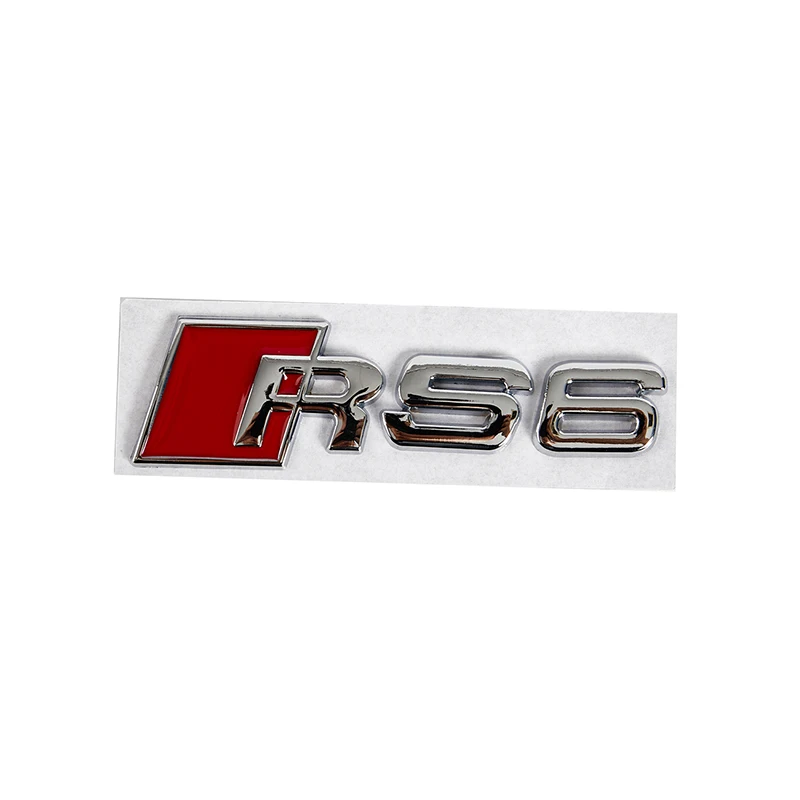 Металлическая 3d-эмблема для Audi RS3 RS4 RS5 RS6 RS8 стильные металлические автомобильные
