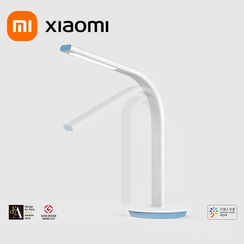 

Настольная лампа Xiaomi Mijia Philips 2S Ra90 с умным затемнением, двойные источники света для снижения усталости глаз, широкий диапазон освещения, рабо...