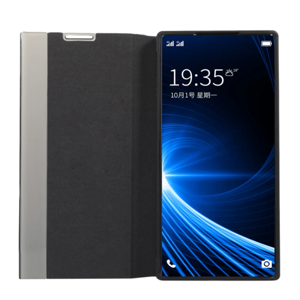 Кожаный чехол-книжка с окошком для Samsung Galaxy Note 20 10 Plus S8 S9 S10 S7 A30 A50 A70 M51 | Мобильные