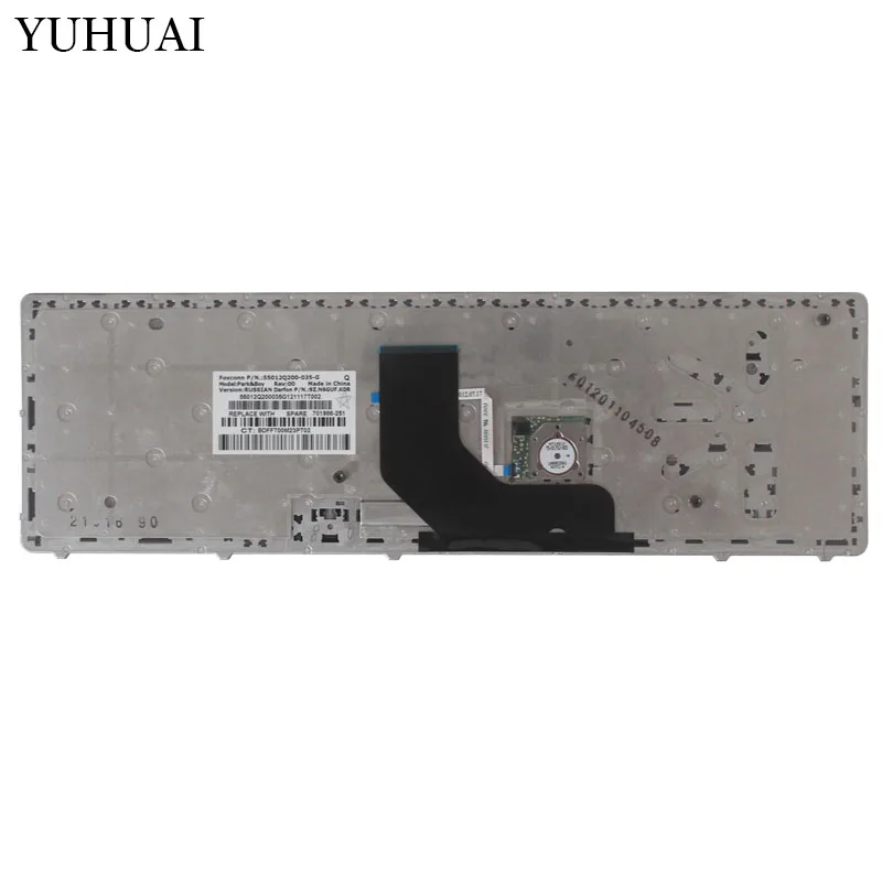 Новая русская клавиатура для hp EliteBook 8560p 8570P 8560B 6560b 6565b 6560P RU Клавиатура для ноутбука с мышкой полюс 701986-251