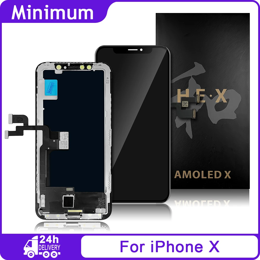 ЖК дисплей без битых пикселей HE OLED для iPhone X Xs Max 11 Pro с сенсорным экраном и