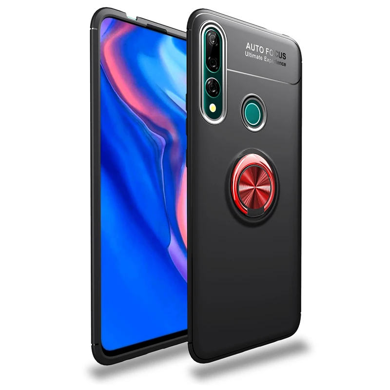 Чехол с 360 кольцами для Huawei P Smart Z Y9 Prime 2019 PSmart Plus Чехол-держатель подставка магнит