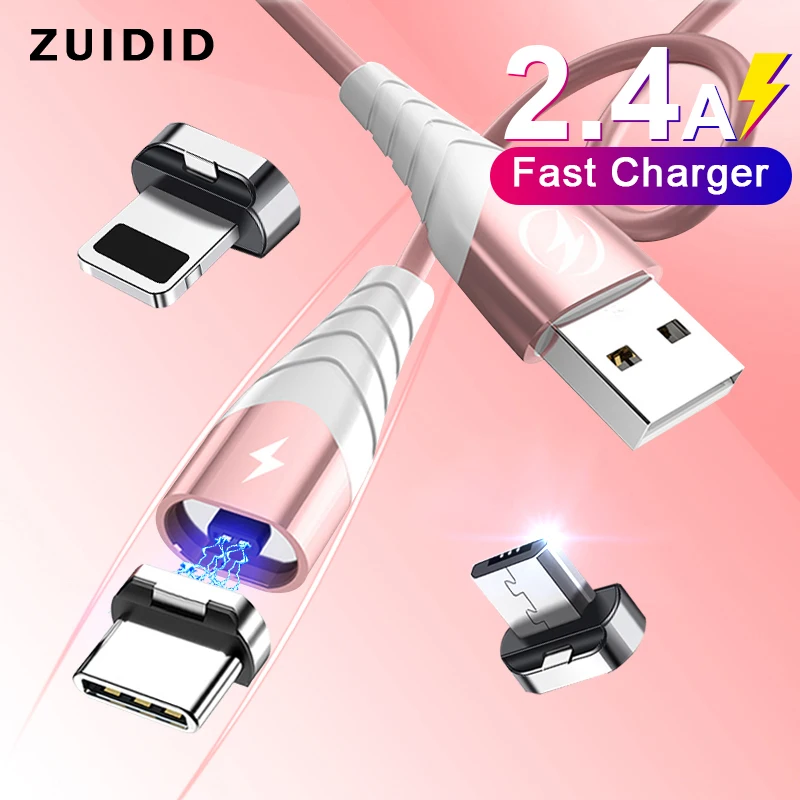 

Magnetic Micro USB Type C Charging Cable Mobile Phone Type-C Magnet Charge Data Cord For iPhone 12 Pro Max Xiaomi 11 Huawei P40