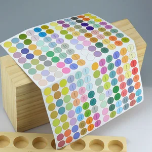 756960 шт. наклейки для бутылок с эфирным маслом пустые напечатанные наклейки яркие духи эссенция круглые наклейки для бутылок