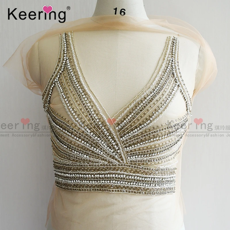 Искусственная кожа для свадебного платья ручной работы|beaded bridal appliques|bridal appliquebridal