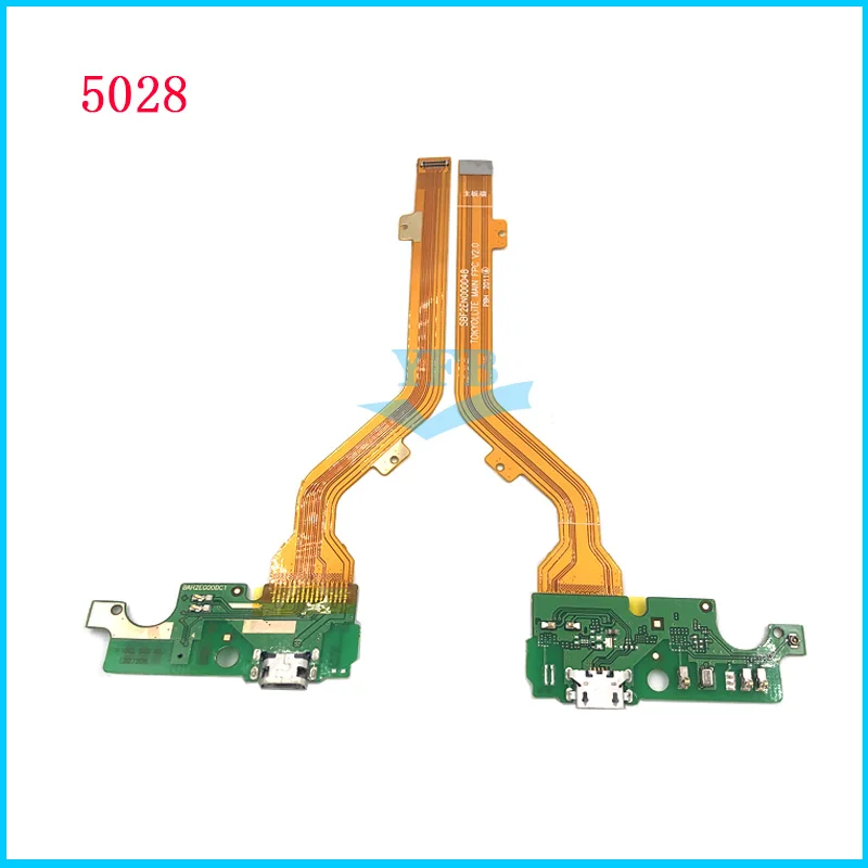 USB зарядный док-порт гибкий кабель для Alcatel 3C 5026 5026D 1S 2020 5028 5028D зарядное устройство