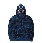 Новинка 2021, толстовки с капюшоном Bape Shark для мужчин и женщин, повседневное пальто в стиле Харадзюку, модные камуфляжные толстовки, уличная одежда, куртка в стиле хип-хоп, спортивная зимняя