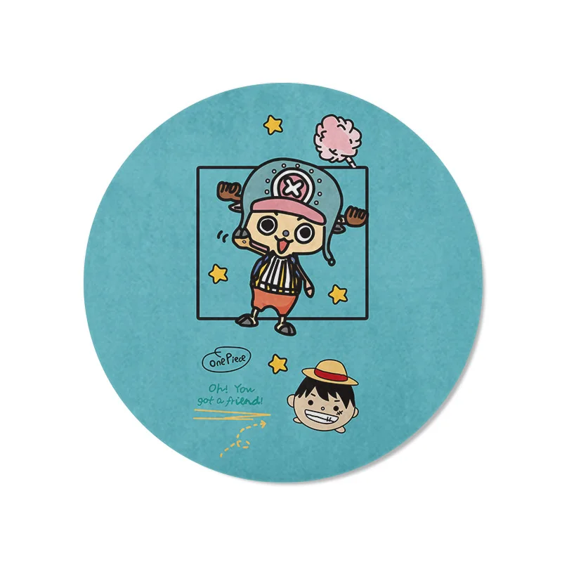 

DIY mouse mat original round rubber mouse pad non-slip waterproof desktop pad European and American popular mouse pad