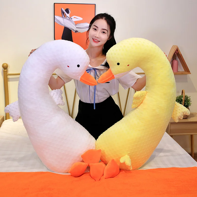 

Большая белая мягкая игрушка, милая Подушка для сна, Высококачественная мягкая кукла, Забавный милый подарок для друзей, детские мягкие игр...