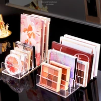 eyeshadow storage rack transparent powder box desktop drawer grid color makeup rack