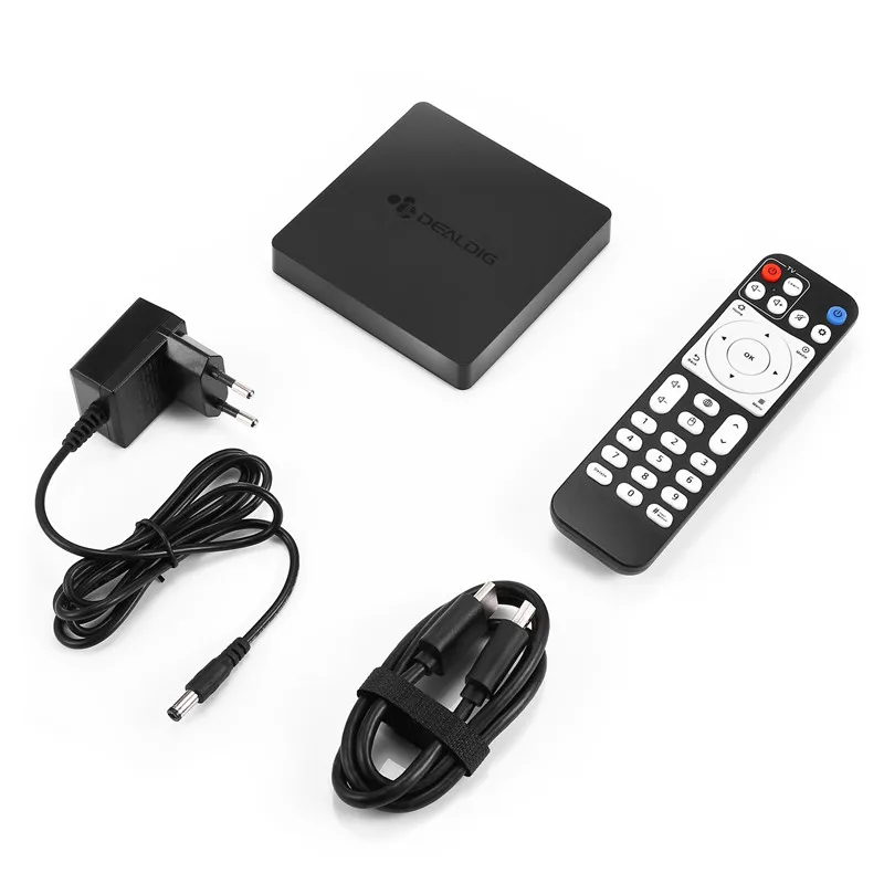 DEALDIG BOXD7 Android 7,1 Smart tv Box 6K Allwinner H6 четырехъядерный телеприставка 2 Гб DDR4 16 Гб 1000 м 2,4 г/5,8 Г WiFi медиаплеер