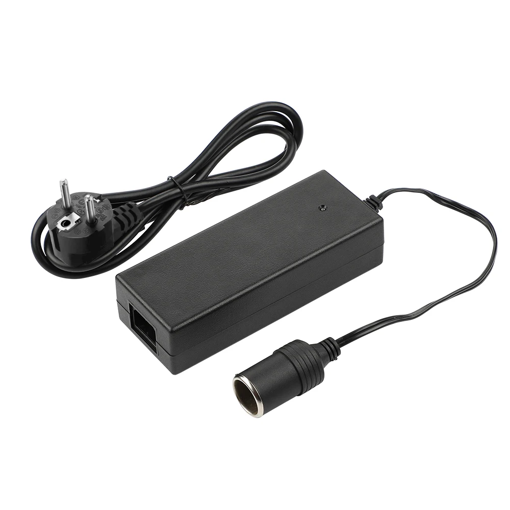 aoshike power adapter cigarette lighter converter inverter ac to dc 110v 220v to 12v 10a supply lighter for car pump socket free global shipping