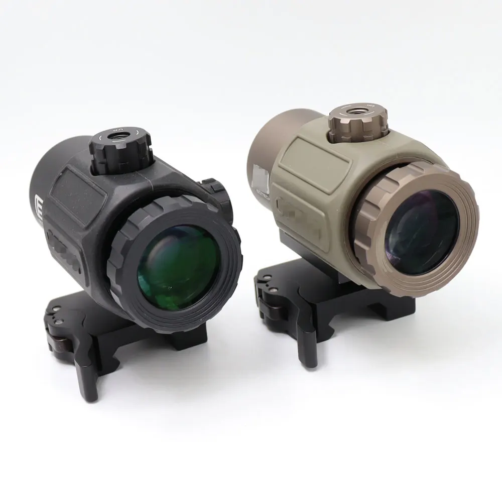 Тактический прицел с лупой G43 3x переключателем на сторону STS QD крепление подходит