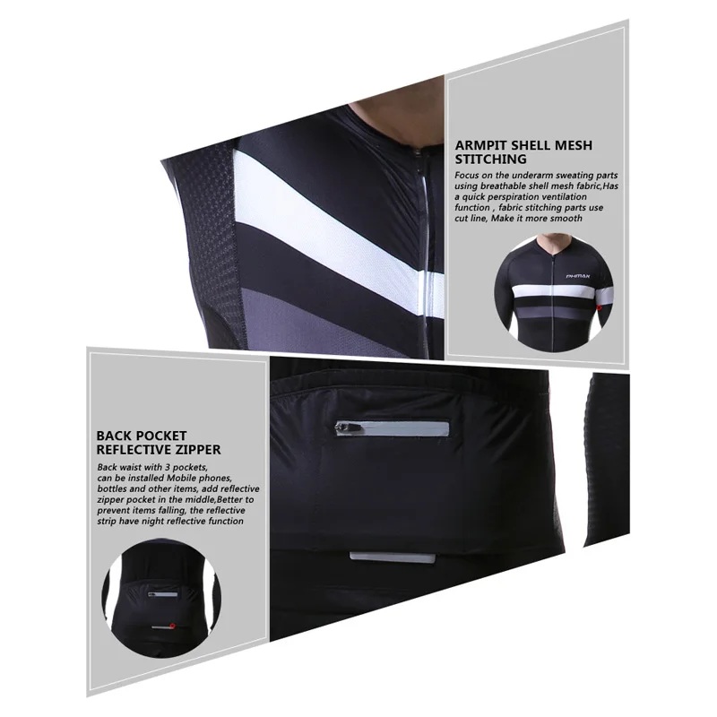 Мужская велосипедная одежда PHMAX велосипедные рубашки быстросохнущая Джерси с
