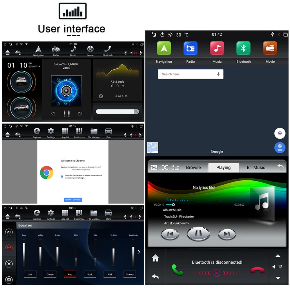 Автоматическое вращение Tesla style PX6 9," Android 8,1 4 Гб+ 32 ГБ Автомобильный dvd-плеер gps RDS радио Wifi Bluetooth 2Din для универсальных