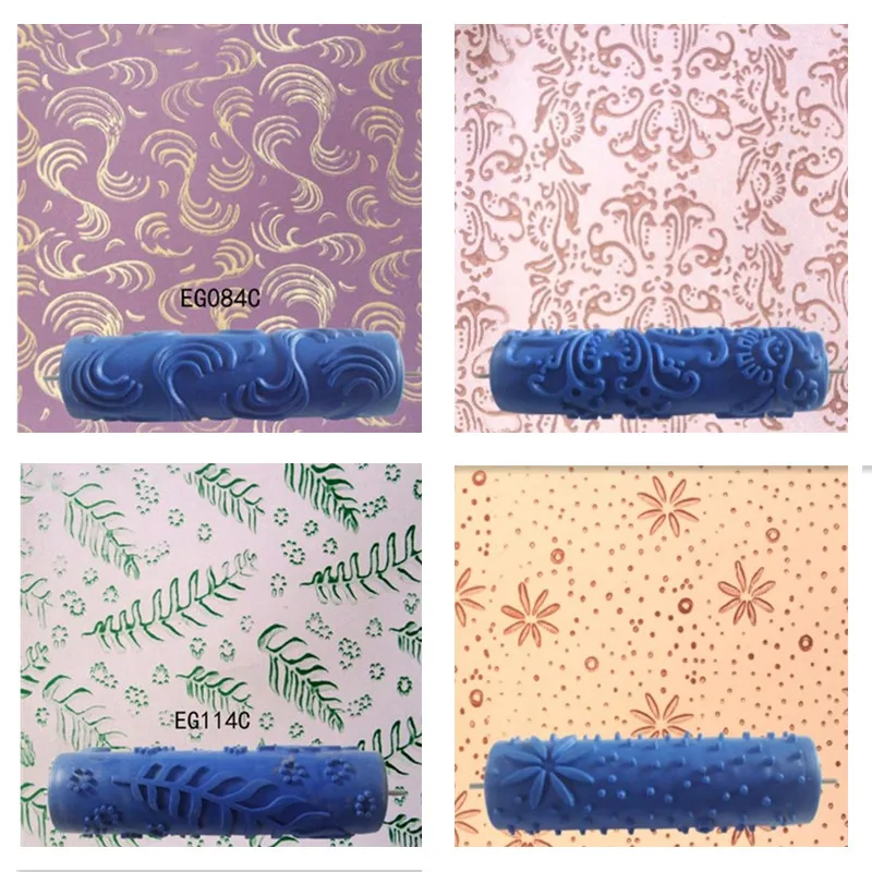 Горячие Продажа Новые 7 дюймов резиновые печати роликовая щетка краски накатки