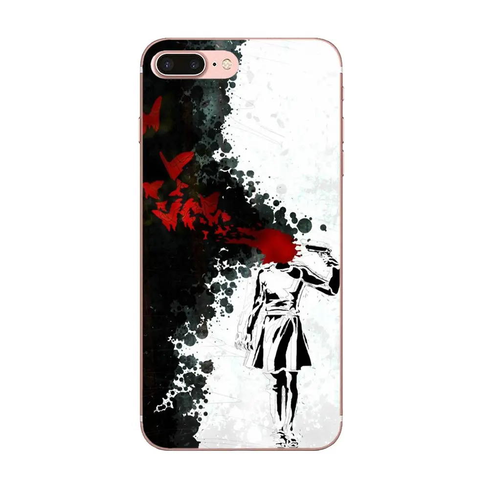 Banksy граффити суицид бабочка золото Лондон для Huawei Honor 5A 5X 6A 6C 6X 7X 9 V8 V10 Mate 7 8 10 P9 P20 Pro