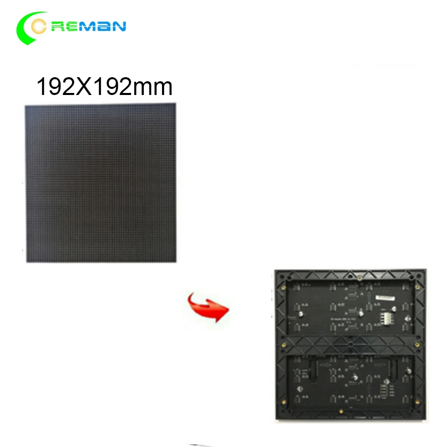 Наименьшая цена светодиодный дисплей 64x32 64x64 модуль точечной матрицы P3 SMD 2121