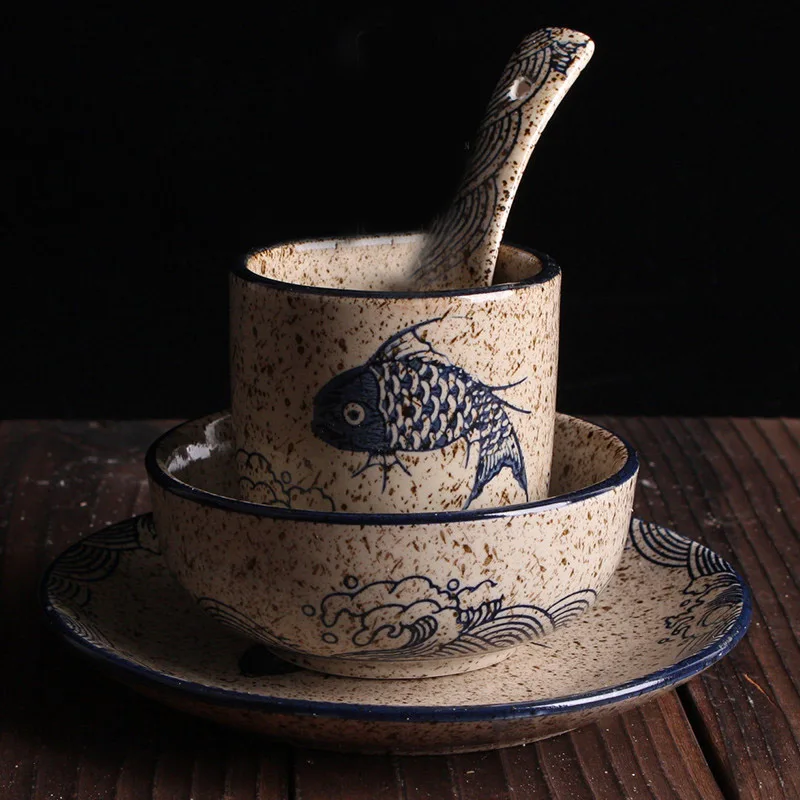 Набор керамических тарелок и чашек 4 шт./компл. | Дом сад