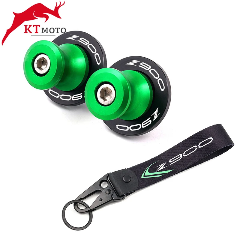 

Для kawasaki Z900 Z900RS Z900SE 2017-2022 Мотоцикл CNC 8 мм катушки с маятниковым рычагом ползунок стенд винты и вышивка значок брелок