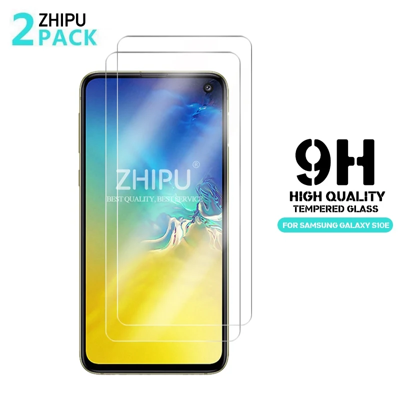 2 шт закаленное стекло для samsung Galaxy S10e протектор экрана 2.5D 9H защитная