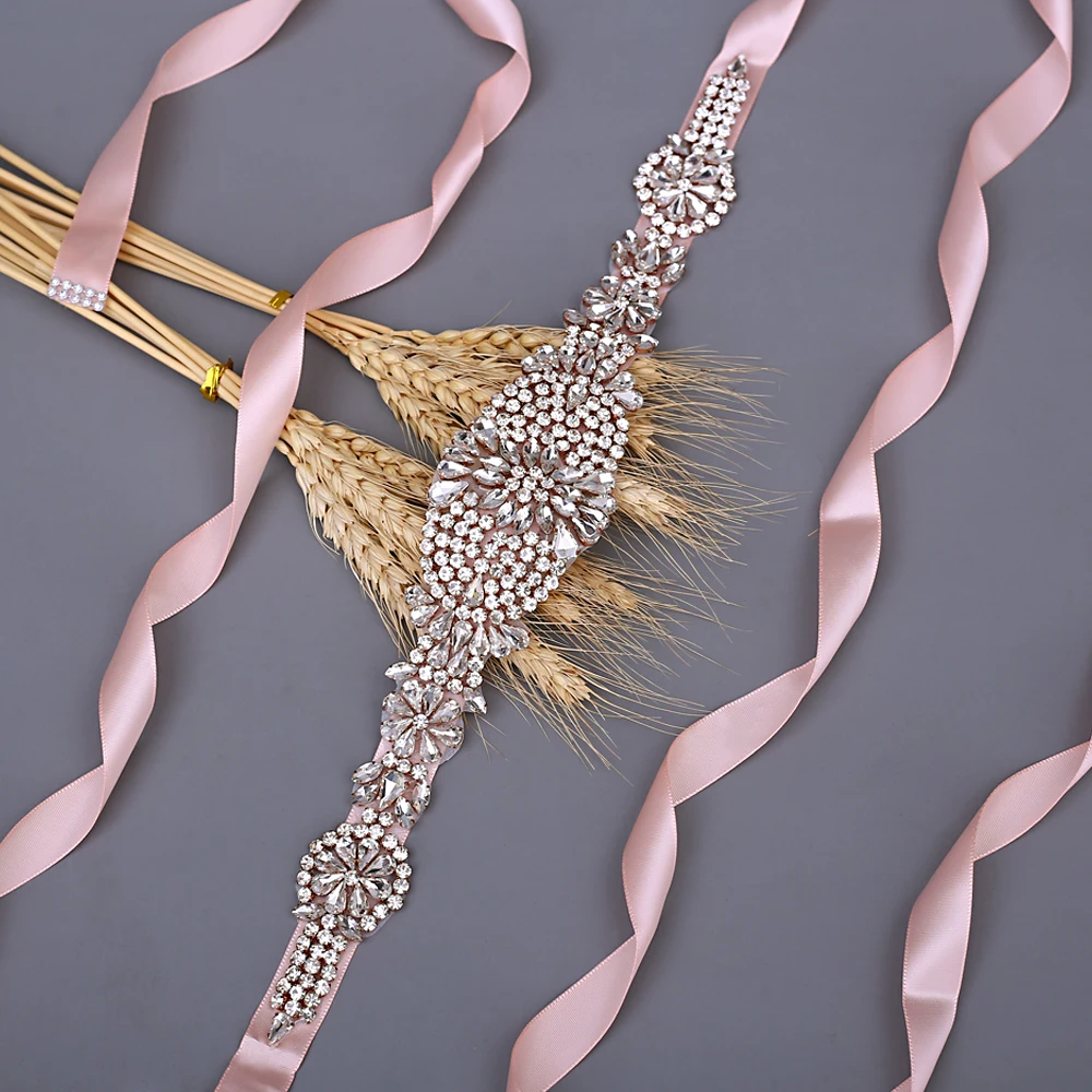 

Потрясающий ремень TRiXY S123-RG из розового золота, ремень из розового золота с бриллиантами для свадебных платьев, ремни для женщин, свадебный п...