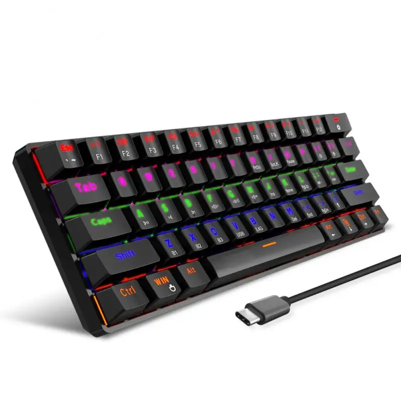 

L800 61 Keys Mechanical Keyboard Three-mode RGB Keyboard Support BT5.0/2.4G/USB Wired Connection With Blue Switches