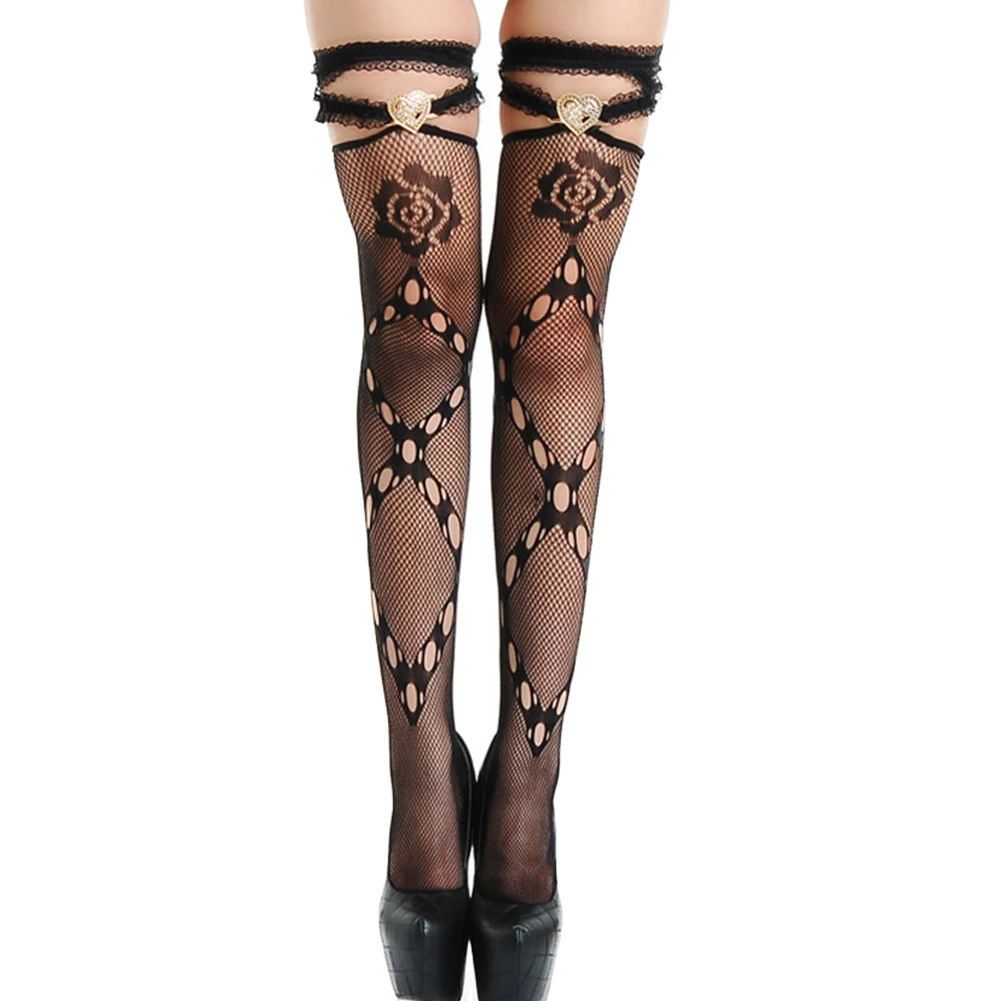 Женские Сексуальные Чулки Нижнее белье пояс с подвязками ажурные колготки