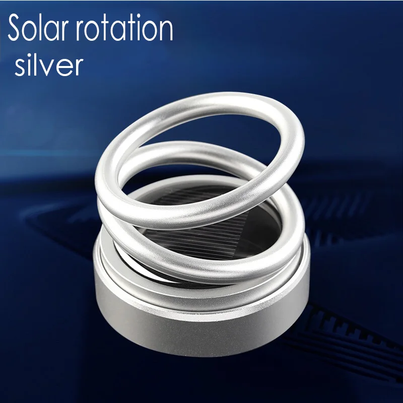 Solar Siver 1 piece Ароматизатор для машины автомобильный очиститель и освежитель воздуха Духи Кельн морской аромат Сплав ABS автомобиль орнамент аксессуары - Название цвета: Solar Siver 1 piece
