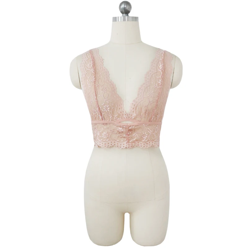 Женское сексуальное прозрачное нижнее белье кружевной бандажный бюстгальтер