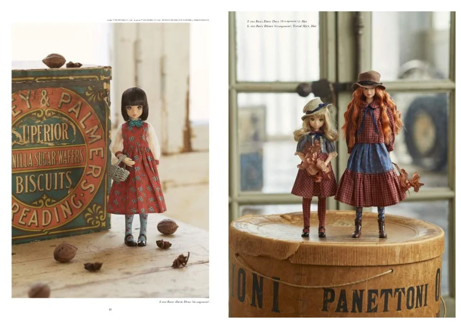 Книга для шитья кукол HANON 1/6 Blythe платья и блузки одежда костюмов дизайнерская