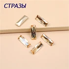 GSHA 4547, принцесса, багетт, Женская задняя часть, граненые кристаллы, стразы, драгоценные камни, пришивные стразы