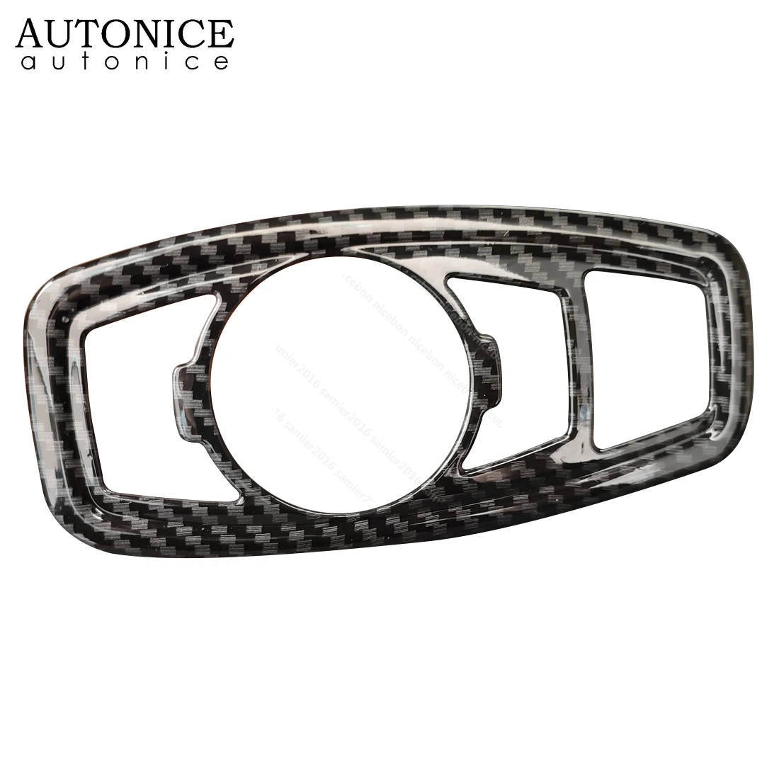 Подходит для Ford Edge углеродное волокно цветная фара передняя лампа переключатель