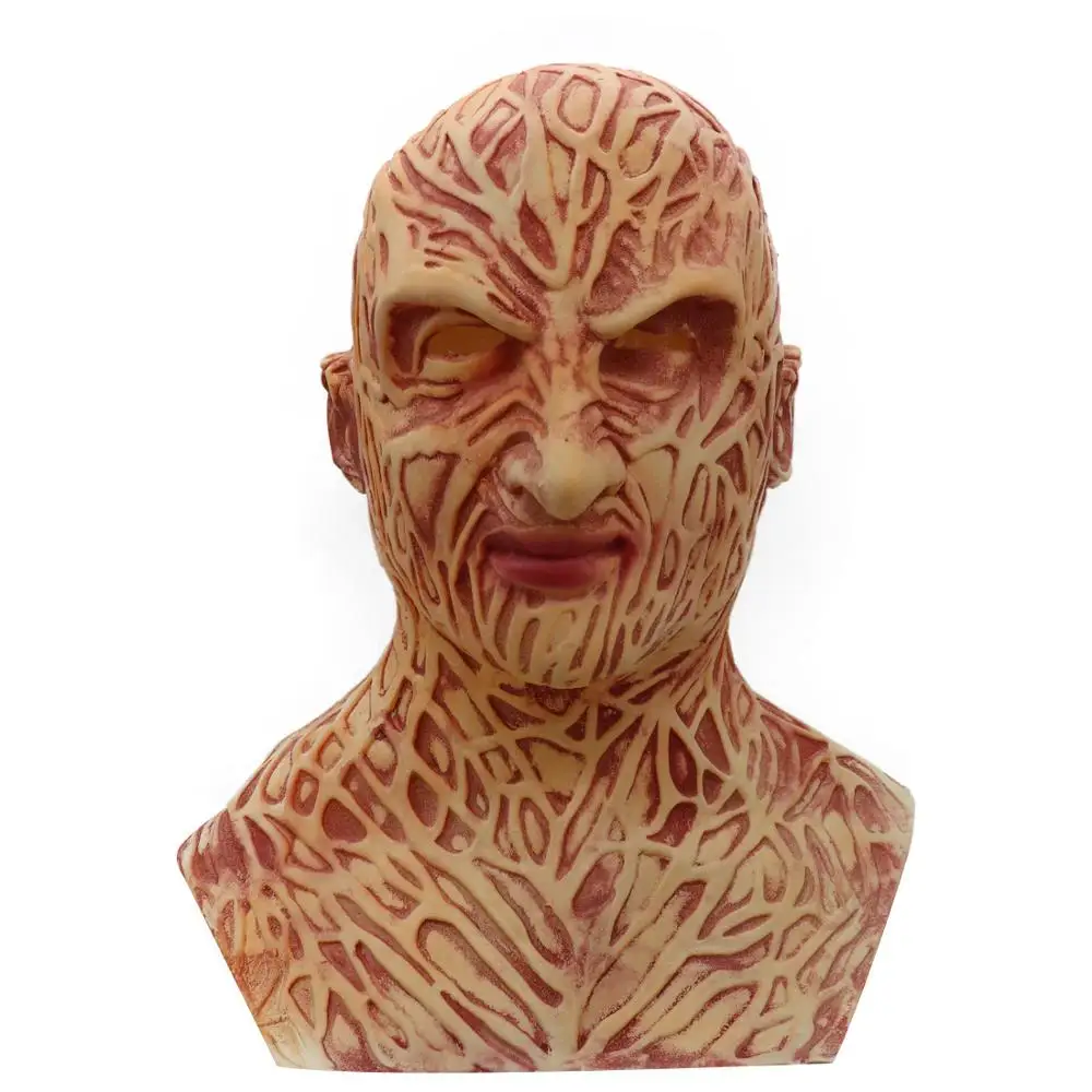 Женская ужасная маска Deluxe Freddy Krueger страшная Карнавальная для косплея |
