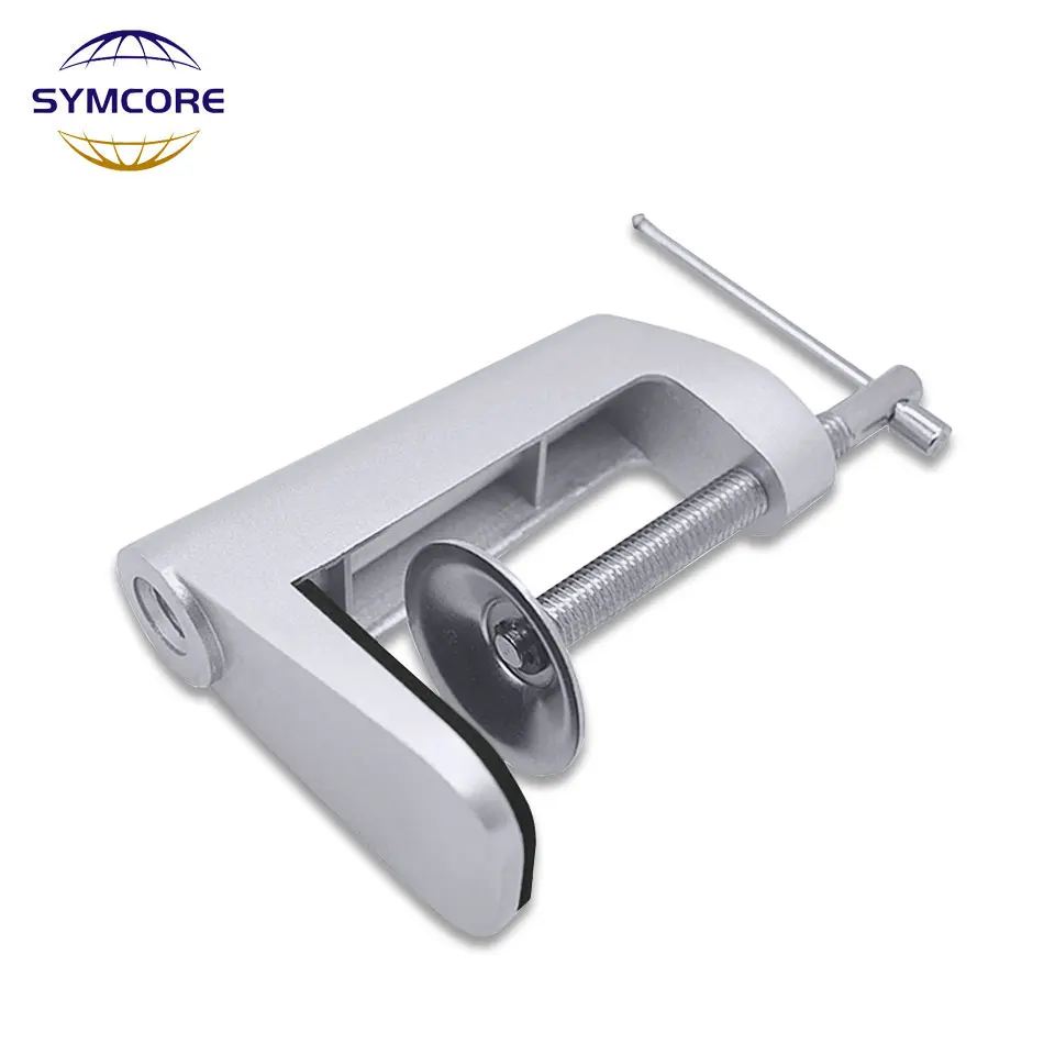 

LED Gooseneck Light Clips Adjustable Aluminum Metal I-Clip LED Desk Lamp Spotlight Bracket Base Fixed C Clip Max 5.5MM