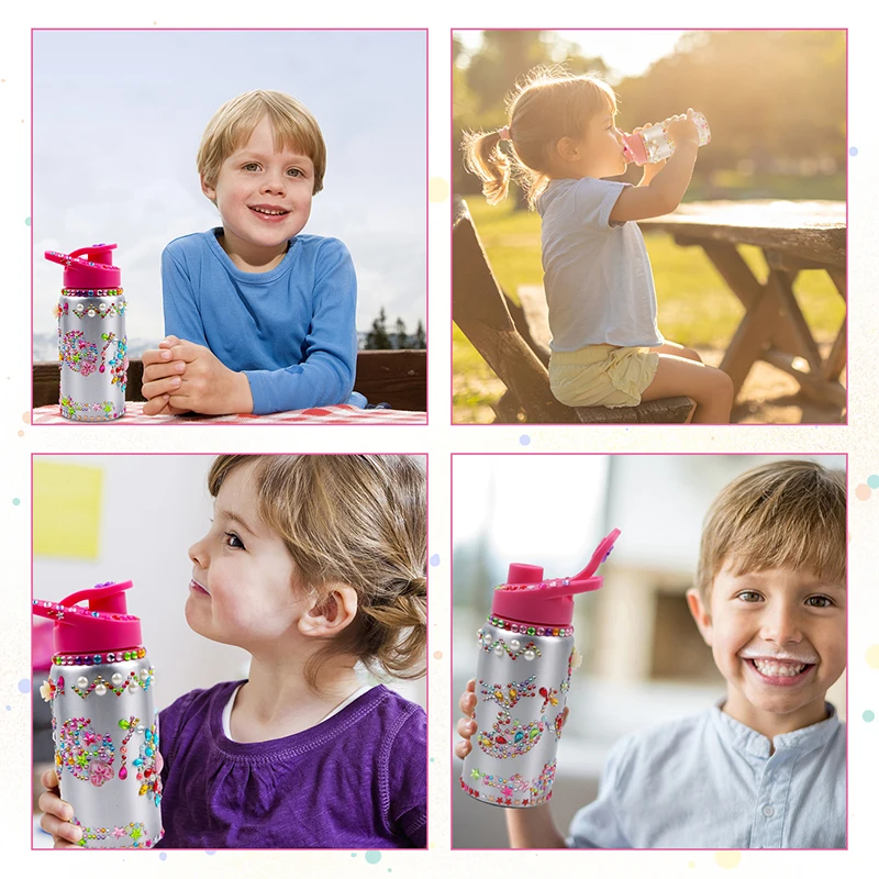 DIY 500 мл Спортивная бутылка для воды без бисфенола А алюминиевая уличная питьевой