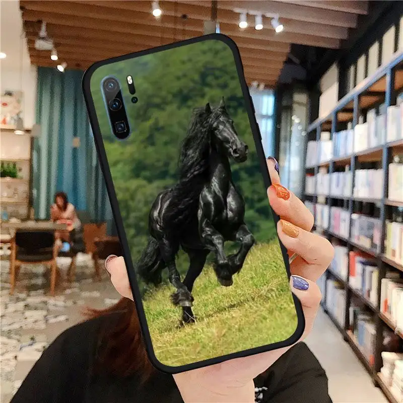 

Cool horse animal Phone Case For Huawei honor Mate P 9 10 20 30 40 Pro 10i 7 8 a x Lite nova 5t Soft Silicone Shell Cover Funda