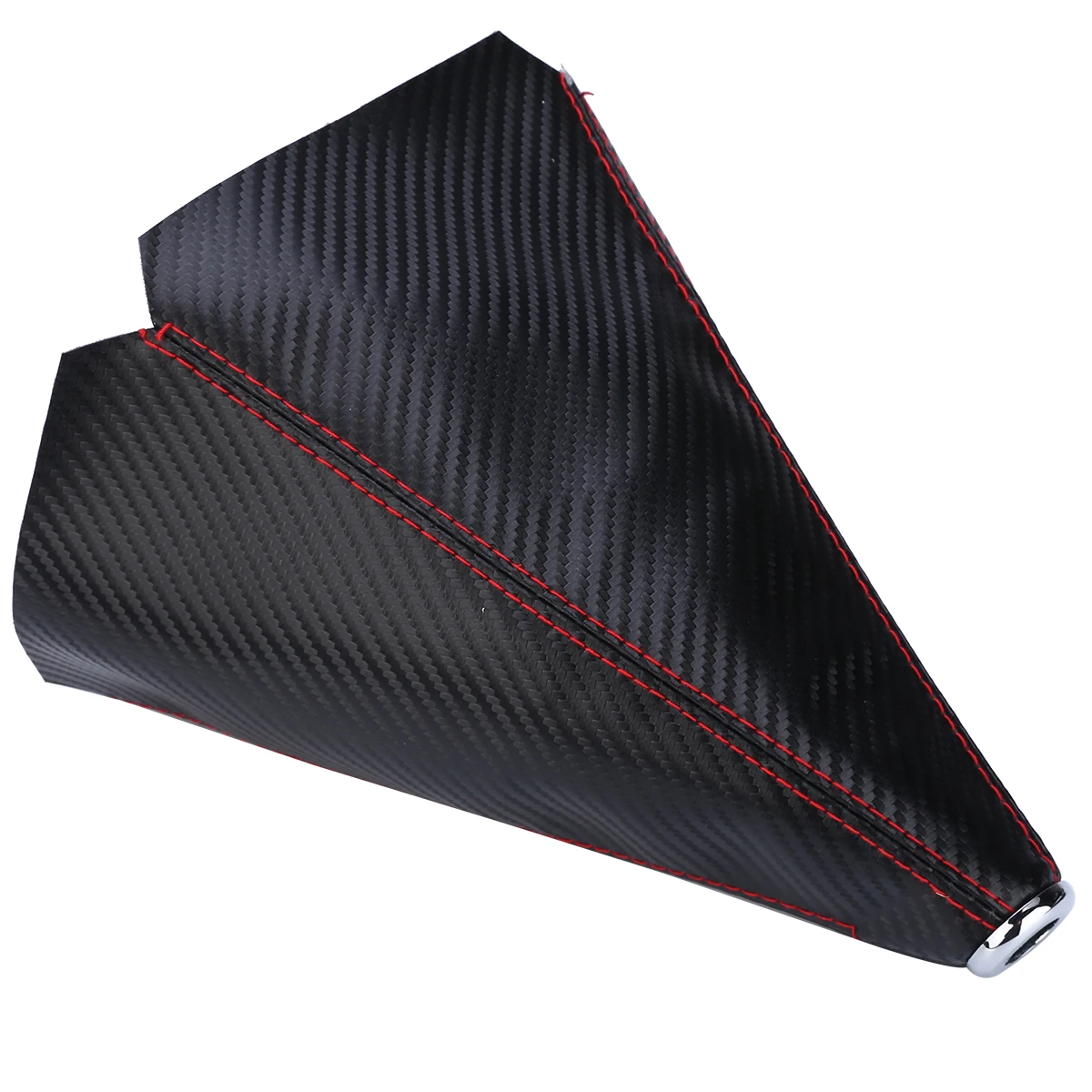 

Black/Red/Blue Line Carbon Fiber Leather Manual Gear Shift Knob Gaiter Automatic Shifter Boot Cover Car Styling