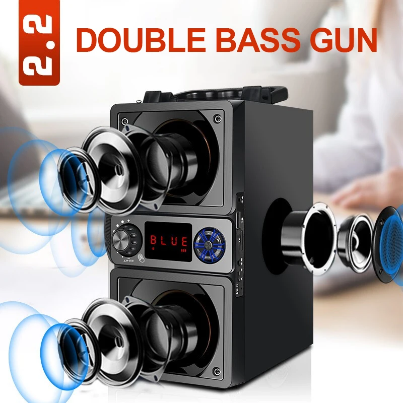 Портативная колонка с Bluetooth 5 0 сабвуфер дистанционным управлением 6D объемные