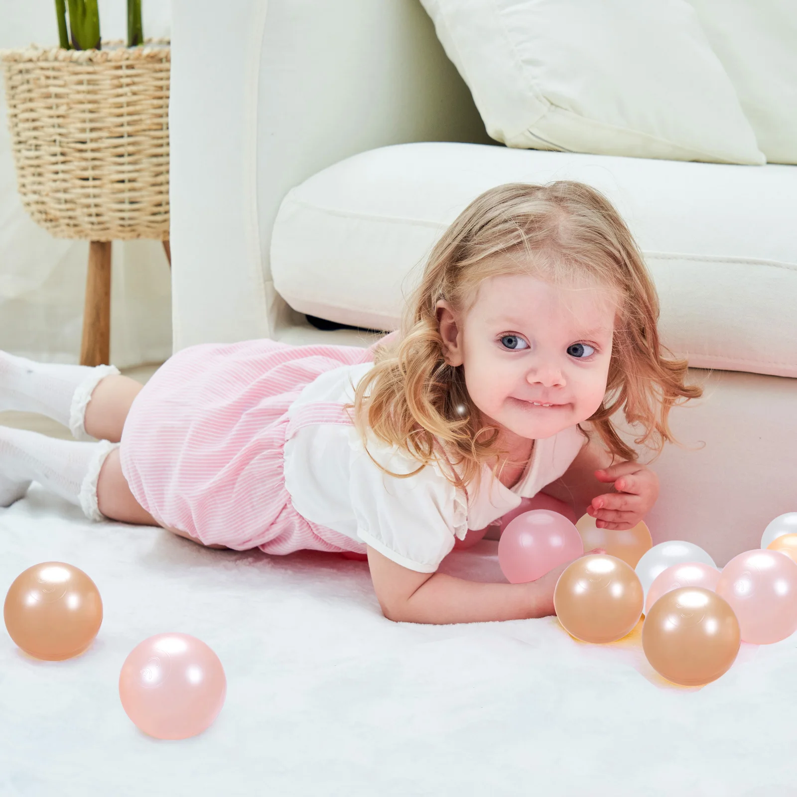 100 упаковок шаров для палатки без БФА разноцветные пластиковые шарики детские