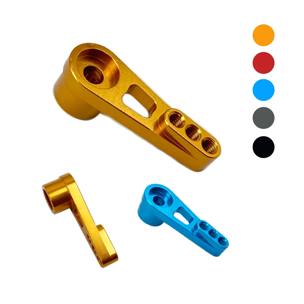 

1 Pcs Aluminum Metal 25T Servo Arm Horn Steering Arm for Wltoys A949 A959-B A969 A979 K929 12428 12429 RC Car Parts